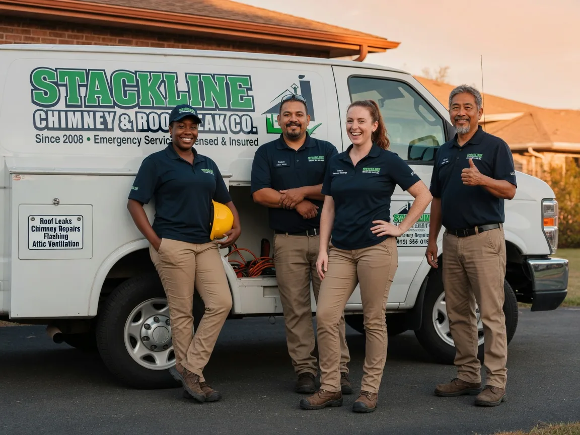 Chimney flashing repair company in Ryde, CA
